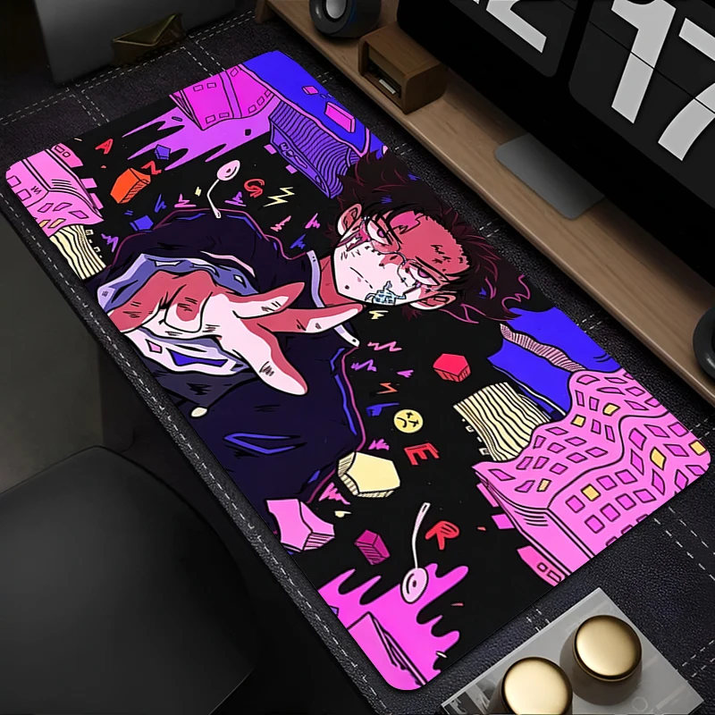 Big Mouse Pad Mob Psycho 100 Anime Extended Desk mat HD Print Gamer Carpet Lock Edge Gaming Accessories PC Computer Mousepads