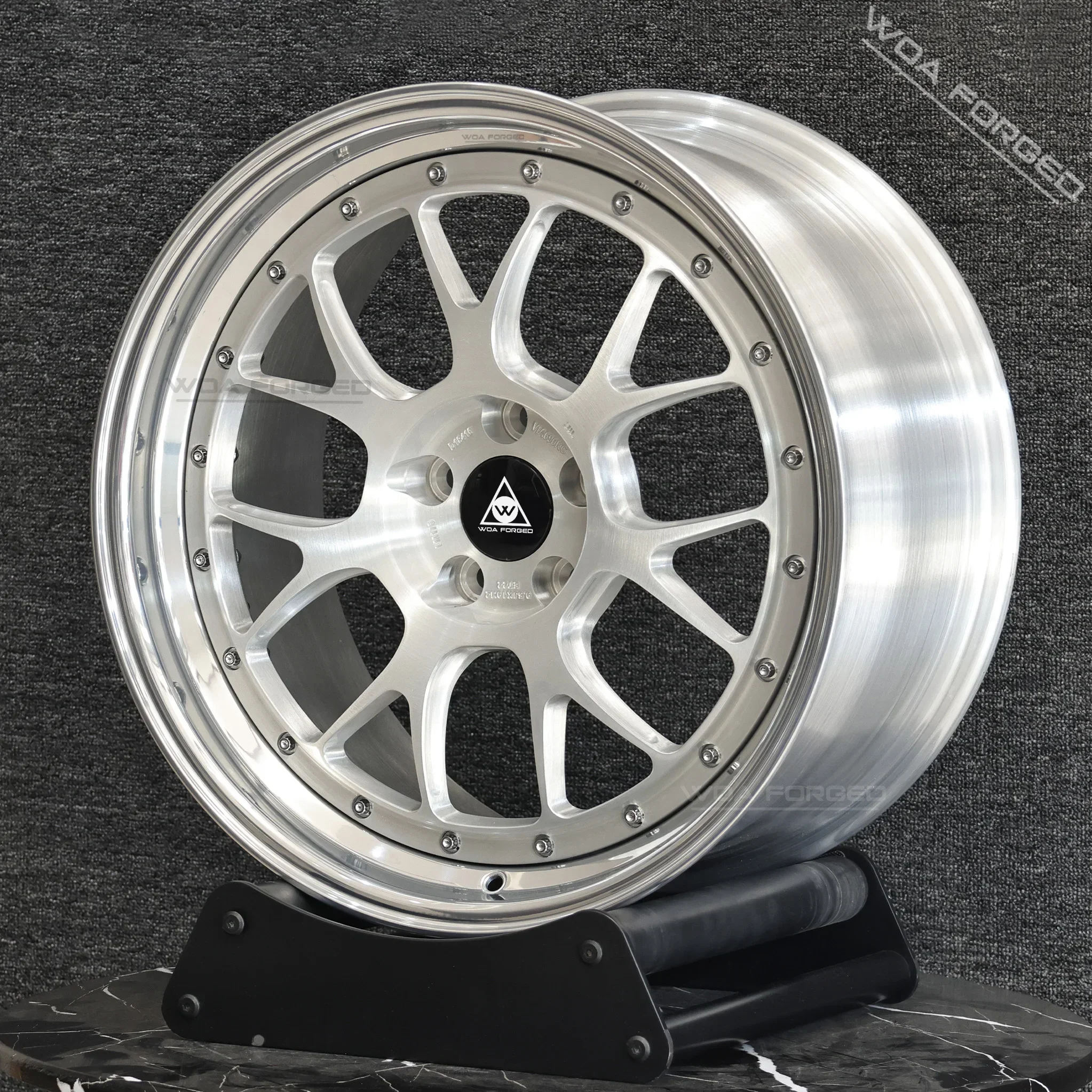 For  E87 E88 LM LM-R 2 Piece Deep Concave Forged Wheels 18 19 20 Inch 5X112 5X130 Concave Rims for bmw M3 M4 G80 G82