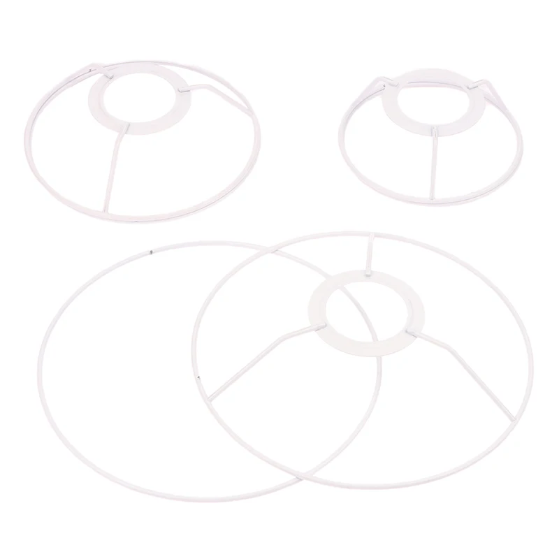 1Set Cylinder Square Lampshade Lamp Iron Lamp Frame Shade Accessories For DIY E27 Table Lamp Ceiling Light Chandelier Socket