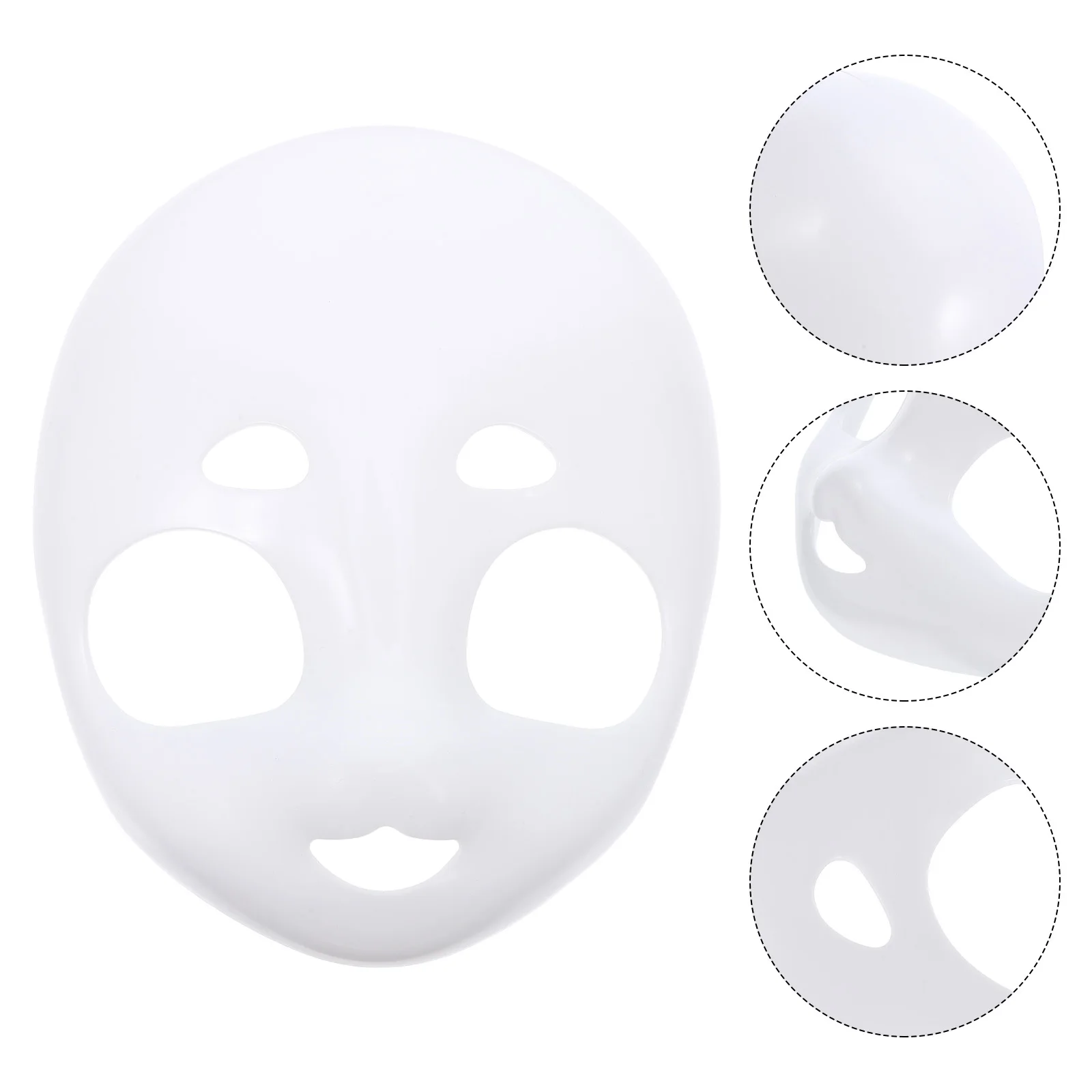 

2Pcs Beast Costume Mask Base Blank Animal Head Unpainted DIY for Halloween Party Masquerade Accessories Fursuit Base