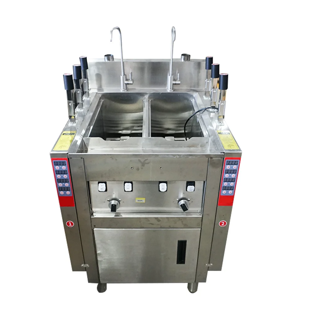 Commercial Intelligent Fully Automatic 6 Basket Noodle Cooker Stainless Steel For Hotel Canteen & Restaurant Kitchen Equipment