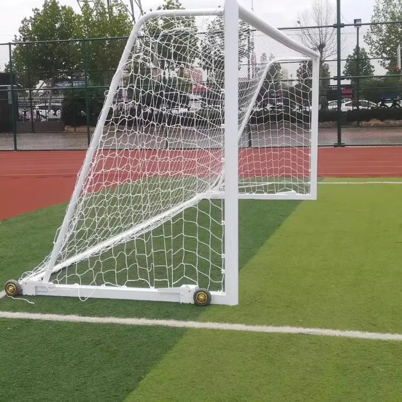 Portable 11vs 11 Football Goal Post Soccer Gate Soccer Goal Net Aluminum Alloy Full Size Soccer Goal