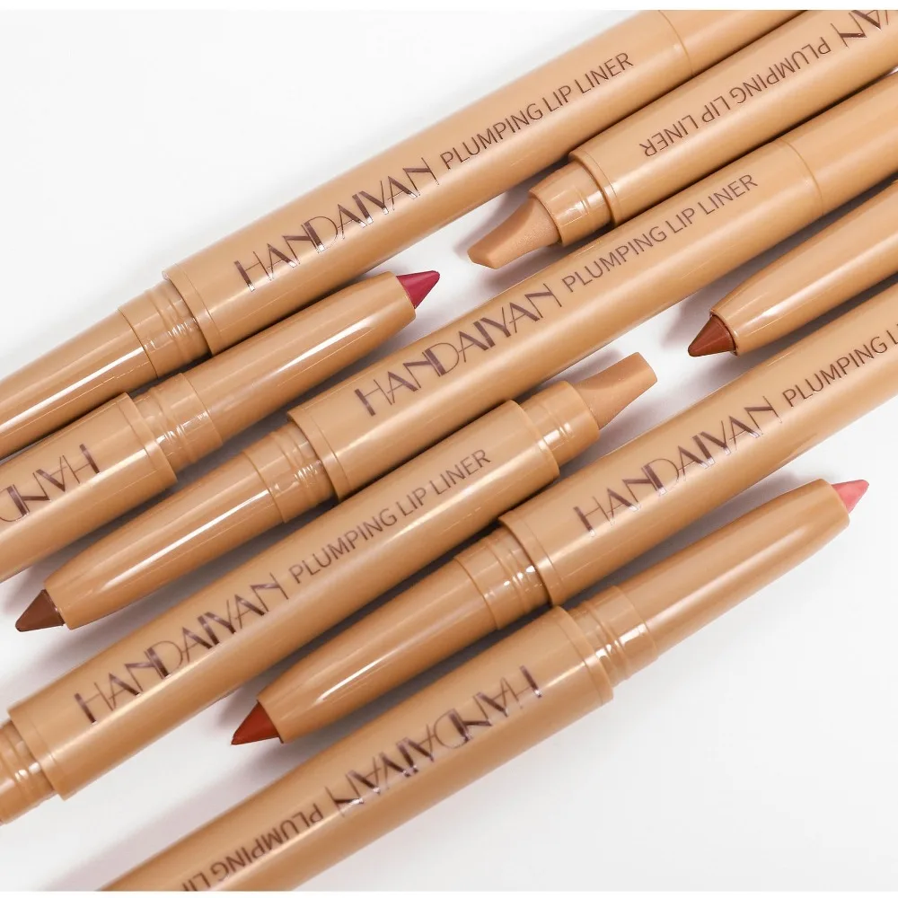 Dual Ended Lip Liner Waterproof Lip Pencil Double Tip Design for Precise Lip Contouring Easy Application for Long Lasting Makeup