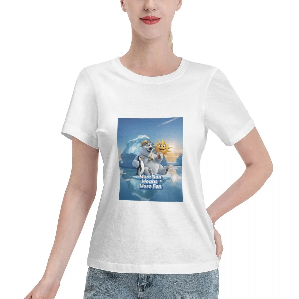 Autumn Inner More Sun Means More Fun - Global Warming Memes Women's T-shirt Street Fashion Travel Wear Top