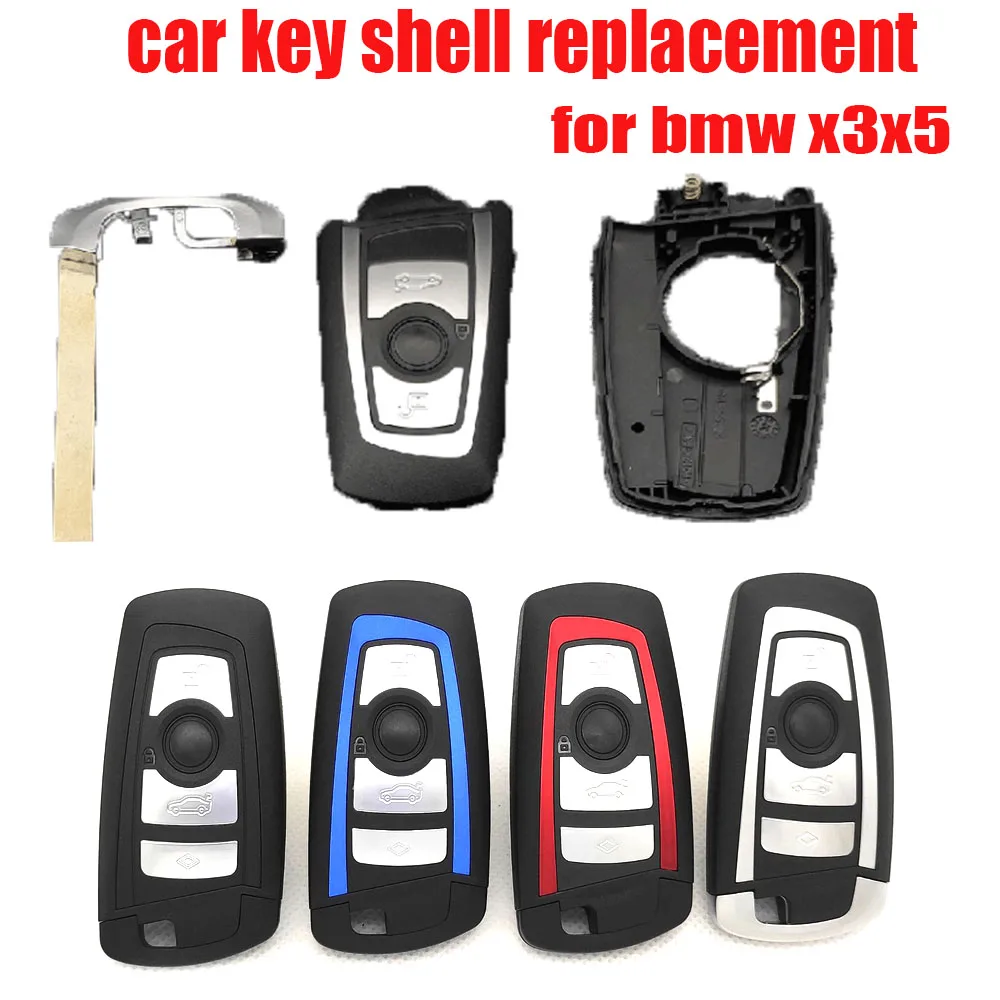 

Smart Remote Car Key Shell For BMW Key Shell Car Key Shell 3 series 5 series x3 x5 Card Car Key Shell Replacement