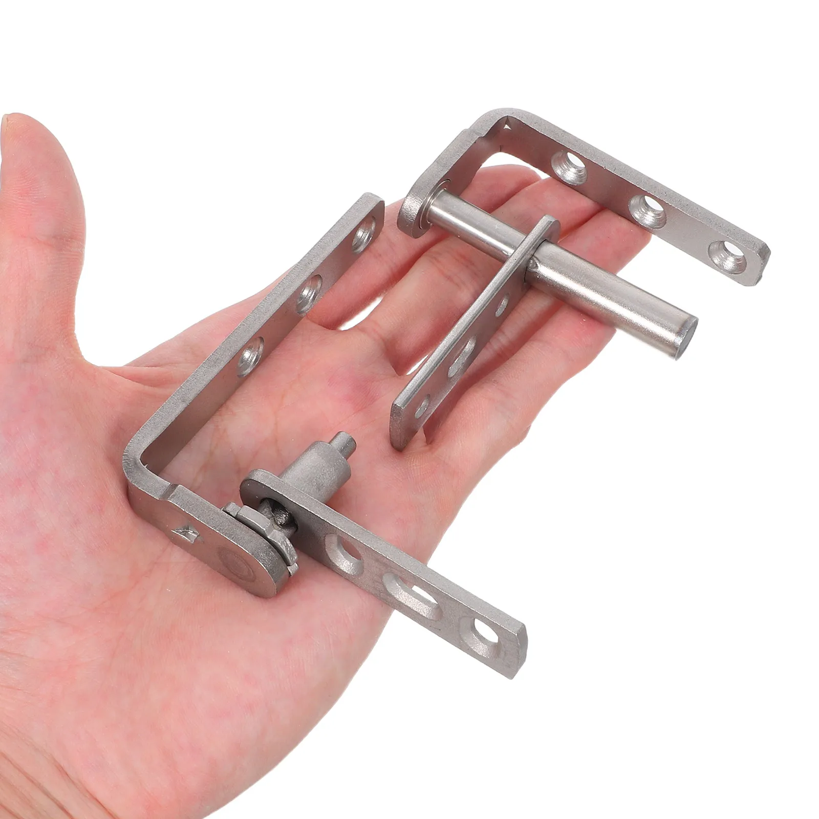 

2 Pcs Door Hinge Louvre Hardware Hinges Counter Stainless Steel Replacement