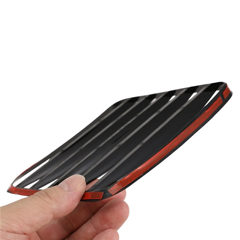 A45F-cubiertas de lámpara de luz trasera persianas ABS protector de luz trasera para Jeep Renegade 2016 2017 2018 2019 2020 2021, negro