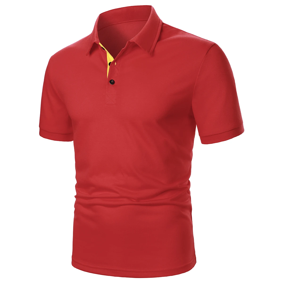 

Men's POLO Shirt Simple Color Matching Casual Style Short Sleeves For Men Spring Summer Comfortable Breathable Men's POLO Shirt