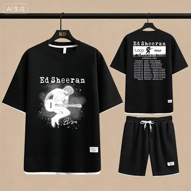 

Ed Sheeran 2026 Tour Merchandise Set Limited Edition - Premium Gift - Men's/Women's Clothing - Decorative Style - 2 Pieces