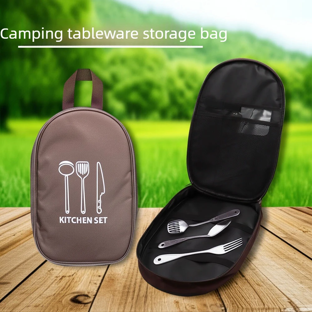 Kitchenware Storage Bag,Cookware Knife and Fork Portable Storage Bag,Outdoor Camping KitchenUtensils Bolsa Feminina Hogar Cocina
