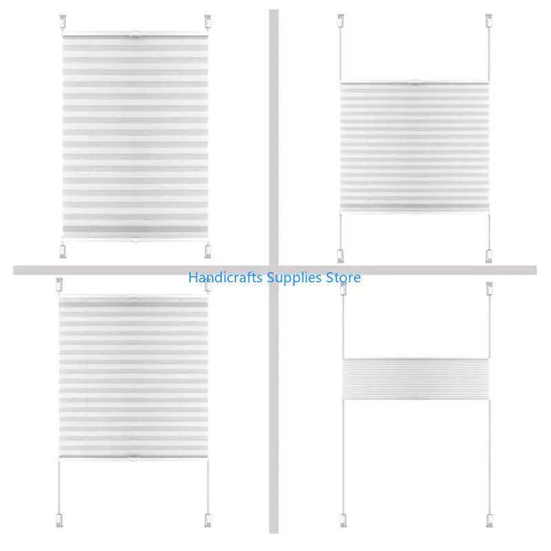 R1WA 1 Set Pleats Blind Support Brackets Repair Kits Window Shade Mounting Hardware