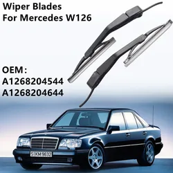 A Pair of Car Wiper Front Windscreen Wiper Blades Car Accessories Replacement For Mercedes Bnez W126 A1268204544 A1268204644