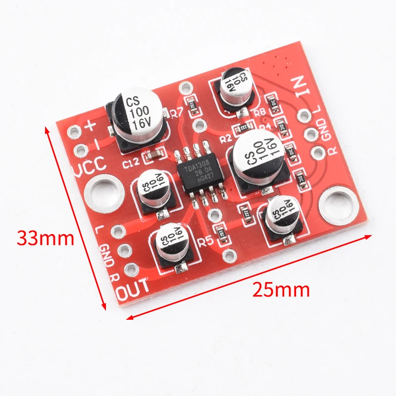 TDA1308 Kopfhörer-Leistungsverstärker-Modul Audio-Vorverstärker 3V-6V Klasse A Klasse B Stereo-Sound-Board Niedrigenergie-Verstärker – Detail 3
