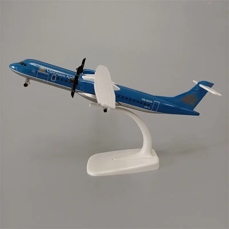 20cm Philippines CEBU PACIFIC AIR ATR Vietnam ATR Airlines Alloy Metal Diecast Airplane Model Plane Aircraft w Wheels Propellers