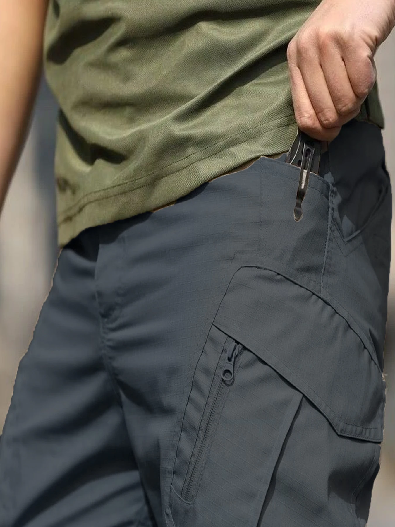 

Летние свободные повседневные длинные брюки из ледяного шелка с прямыми штанинами для мужчин, весенние модные брендовые штурмовые брюки