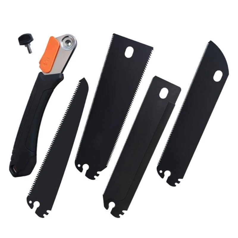 

Coated Handsaw Set with Long Handle for Smooth Cutting and Reduced Frictions 601A