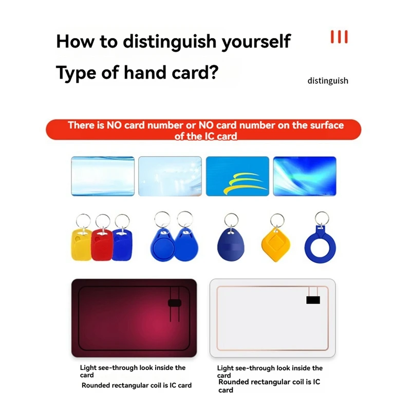 125Khz RFID Card Reader +4 Keyfobs Kit Copier Writer Duplicator Programmer ID Card Copy EM4305 T5577 Each Writable Tags