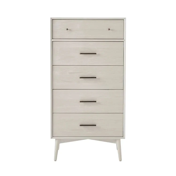 

Simple style solid wood storage high drawer cabinet Nordic modern
