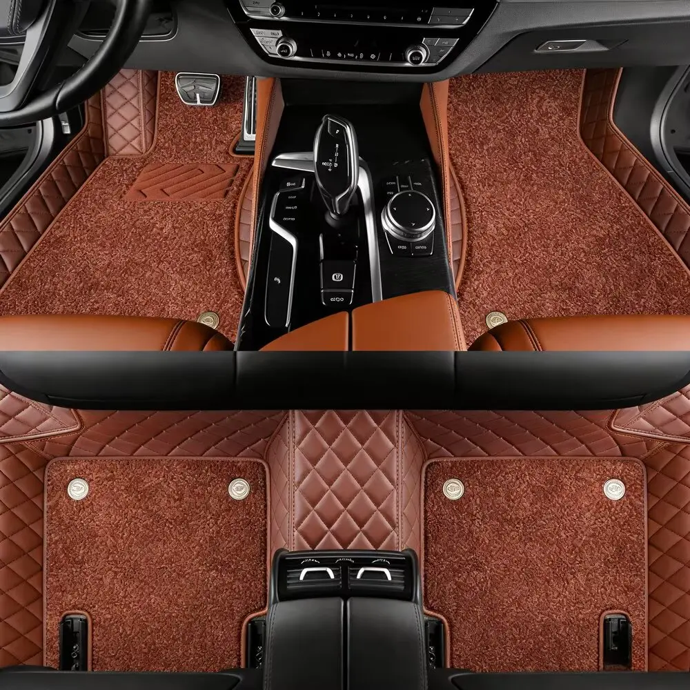 Custom Fit All Weather Car Floor Mats for Renault Samsung SM3 2002–2020 5D Full Surround Double Layer Waterproof Anti-Slip Floor