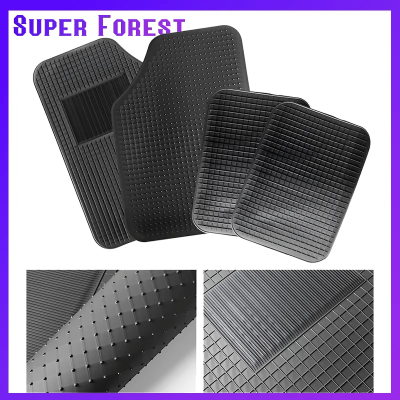 Tapis de sol de voiture, tapis de sol avant et arrière, ajustement universel pour SUV, berlines et fourgonnettes