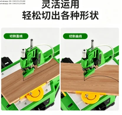 Electric multi-function desktop latte saw curve saw wooden board woodworking lithium electric wire saw cutting machine