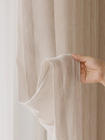 Japanese Cotton Hemp Linen Gauze Curtain Japanese Small Fresh Literary Hemp Gauze Curtain Living Room Floating Window Balcony
