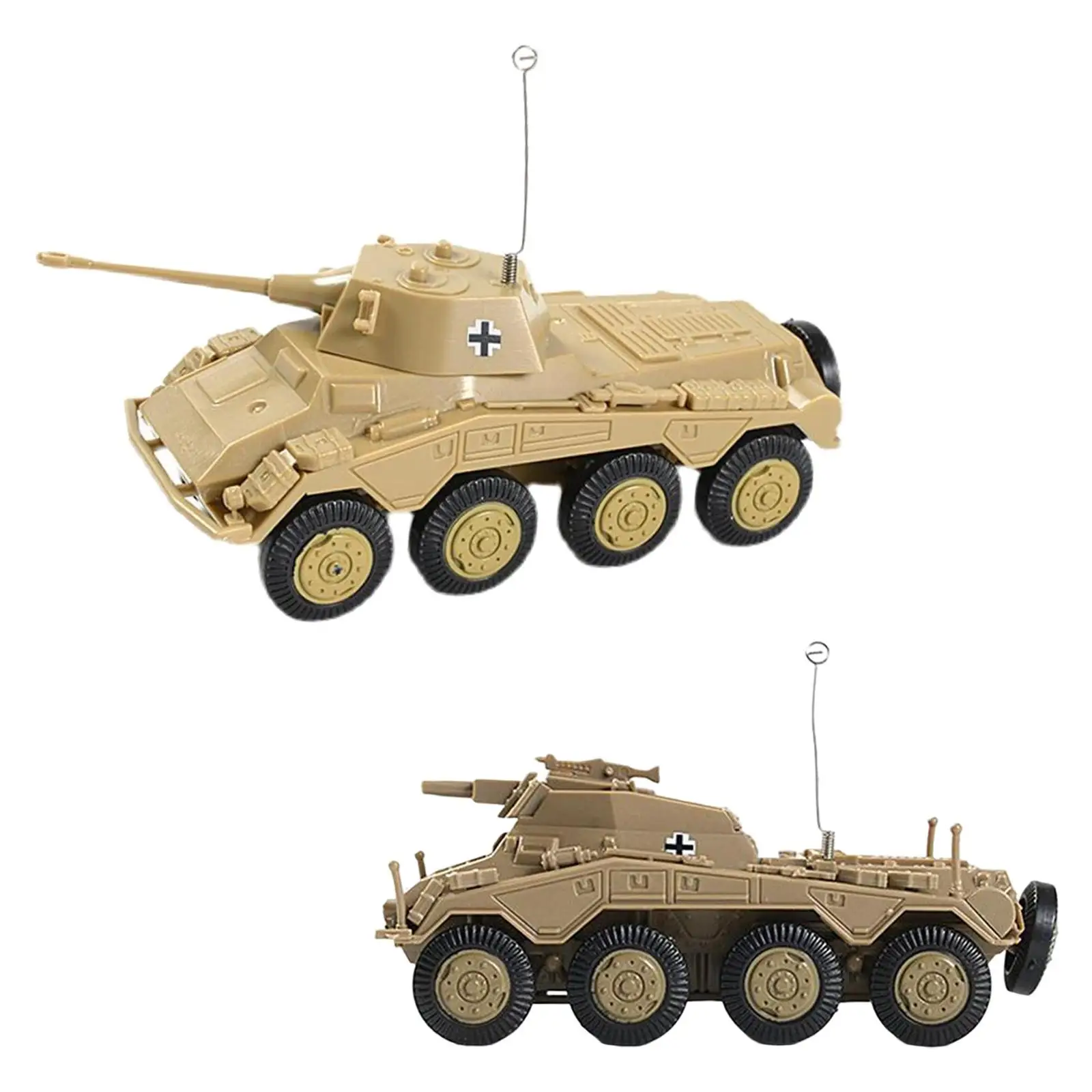 

Tank Playthings DIY 4D Tank Model Kit Vehicle Toy Miniature Car Collection for Children Adults Home Decor
