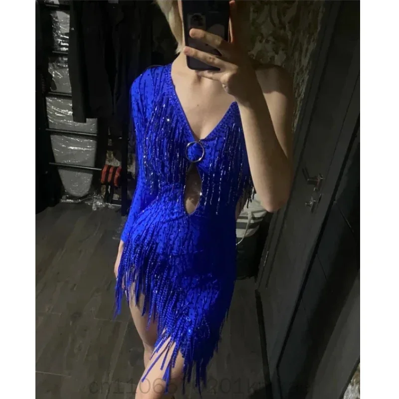 Leopard Print Latin Dance Dress For Women Kids Custom Cha Tango Outfit Adult Child Ballroom Dance Costume Stage Competition Wear