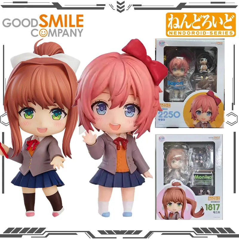 

GSC Good Smile Original Nendoron Doki Doki Literature Club! Sayori Monika Action Figure Toys for Boys Girls Gift Collectible