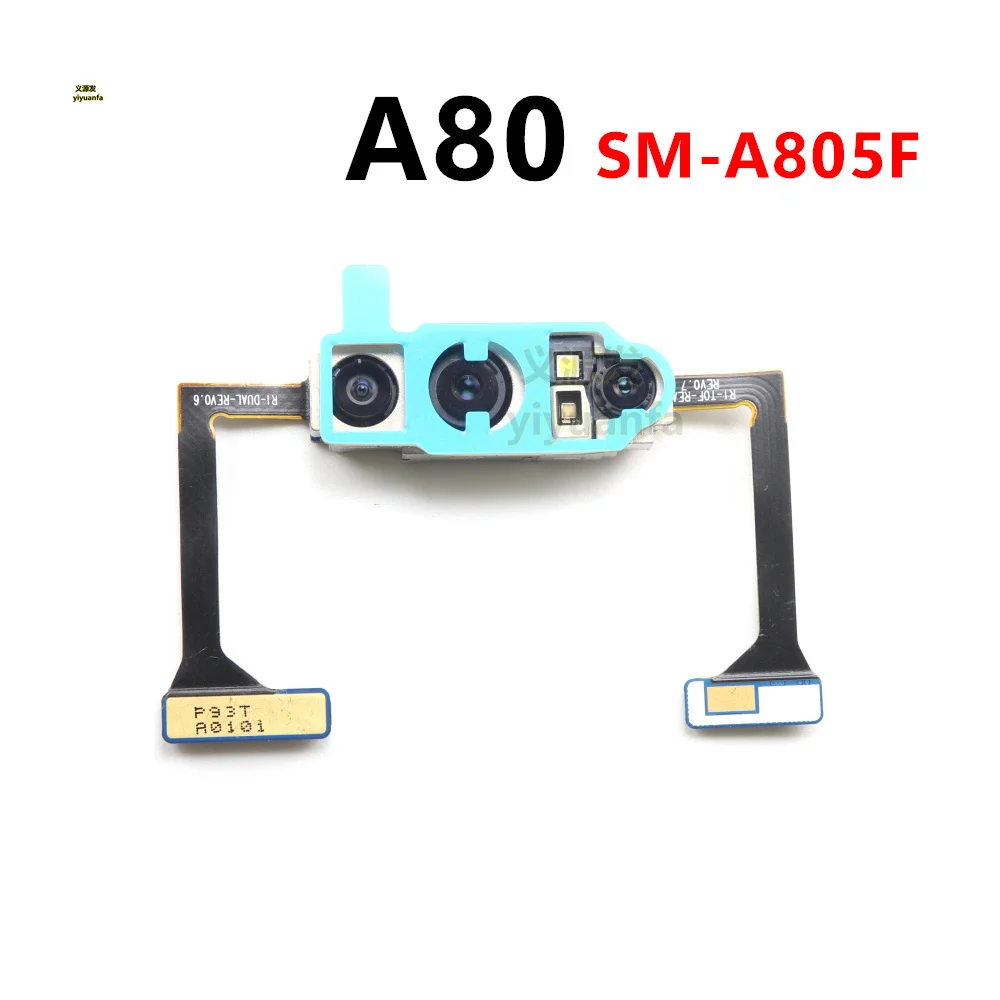 

Back Big Rear Main Camera For Samaung Galaxy A80 SM-A805F Front Facing Cameras Flex Cable Replacement Parts