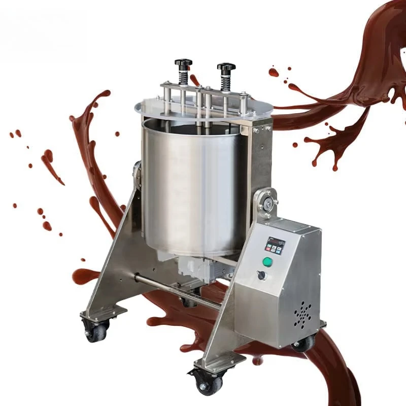 Portable Chocolate Melanger Small Twin Stone Mill Grinder Ball Mill Chocolate Refiner Chocolate Making Machine