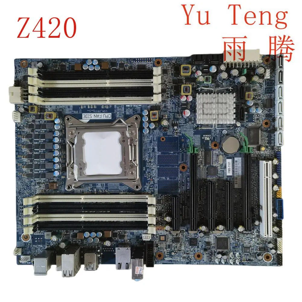 

FOR HP Z420 C602 X7 mainboard 708615-001 618263-003 708615-601 mainboard supports v2CPU mainboard 100% test and works