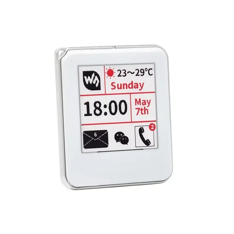 B27B 1.54 Inch Electronic Ink Screen 1.54 Inch Three Color E-Paper Display Screen Image Wireless Transmission Keychain