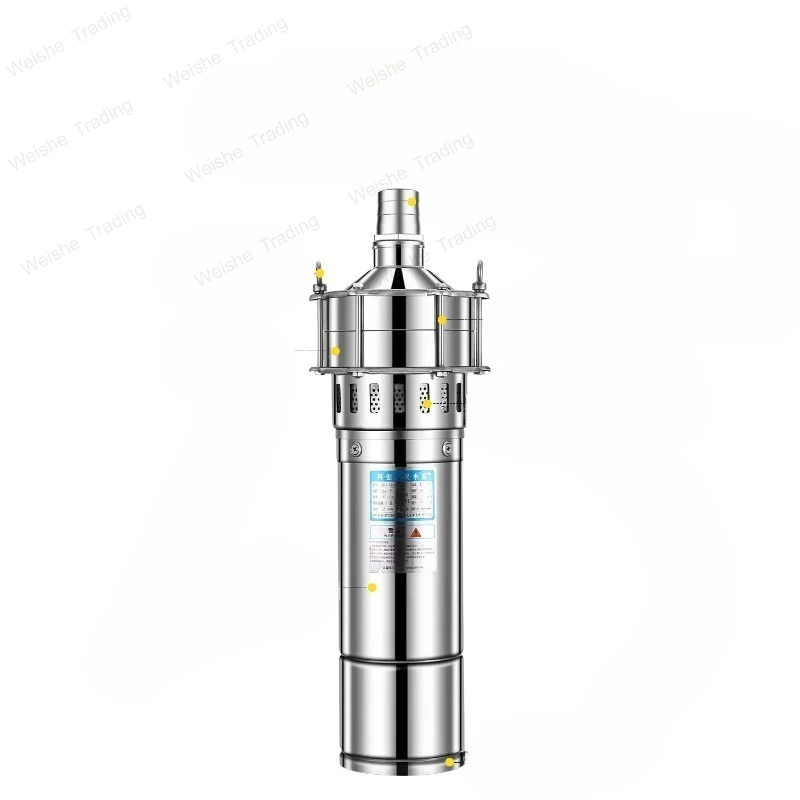 Stainless steel multistage submersible pump high lift 220V household well farmland irrigation corrosion-resistant pumping pump