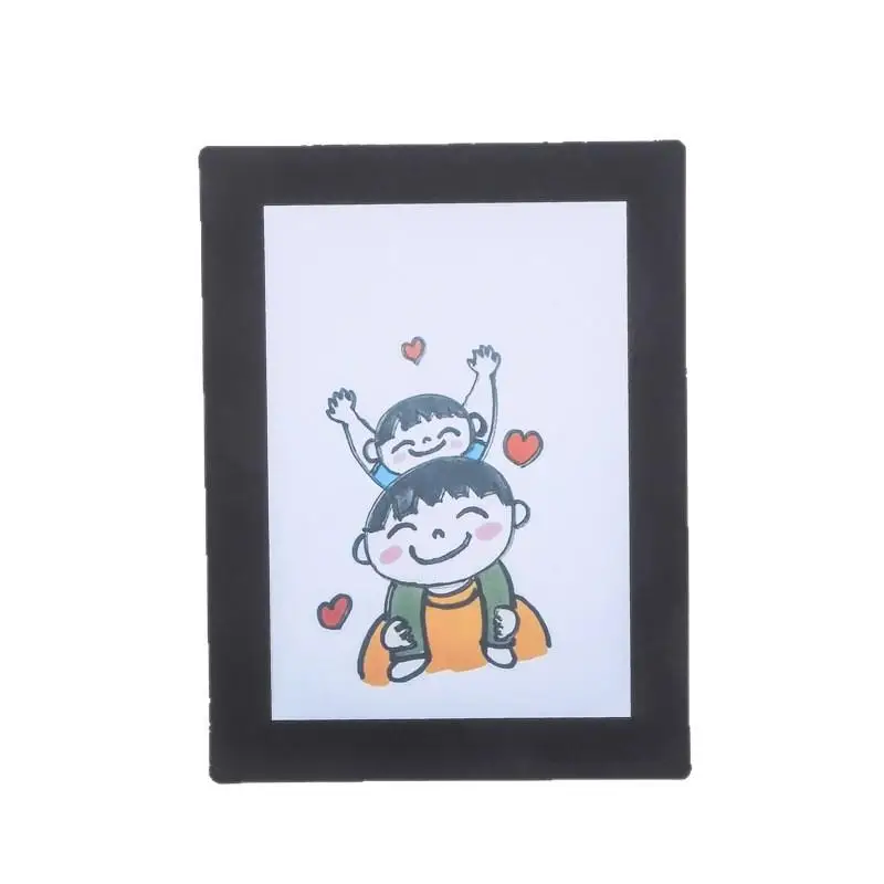 5 Pcs A4 Magnetic Display Board Wall Stick Frame Photo Certificate Adhesive Wall Frame Office Frame No Drilling Required Frame