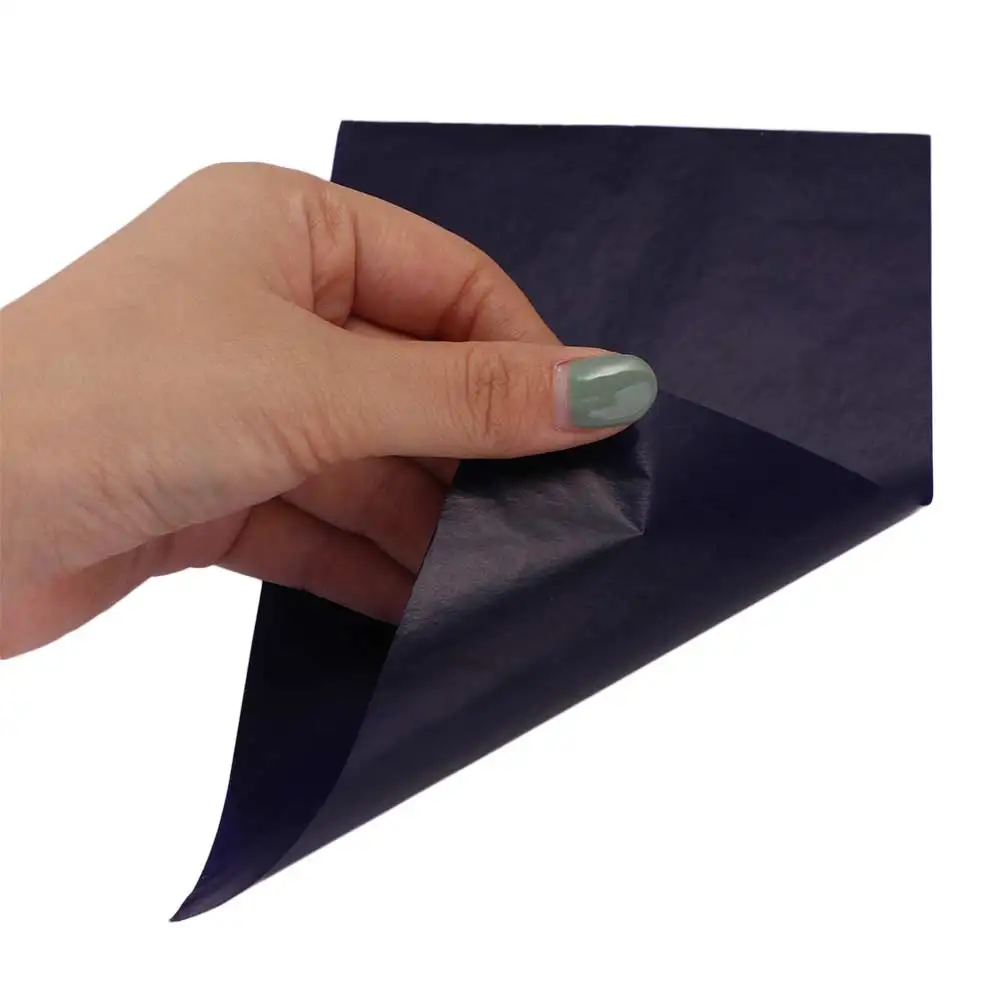 100pcs Tattooing Stencil Double-Sided Blue Carbon Paper 32 open Thin Transfer Paper Blue Copy Tracing Paper Office