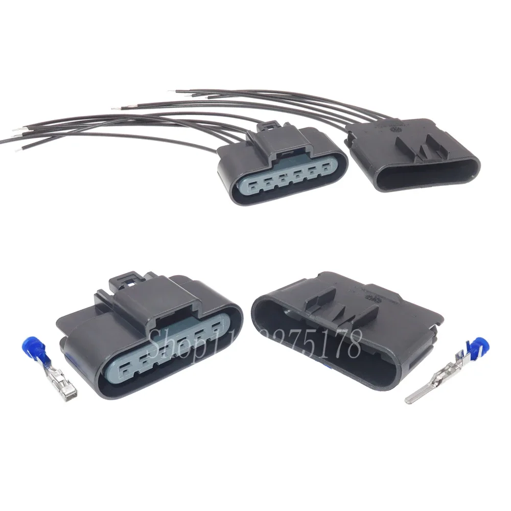 1 Set 6 Pin 13521469 13521467 15326640 Car Waterproof Wire Harness Socket Auto Parts Plastic Housing Connectors