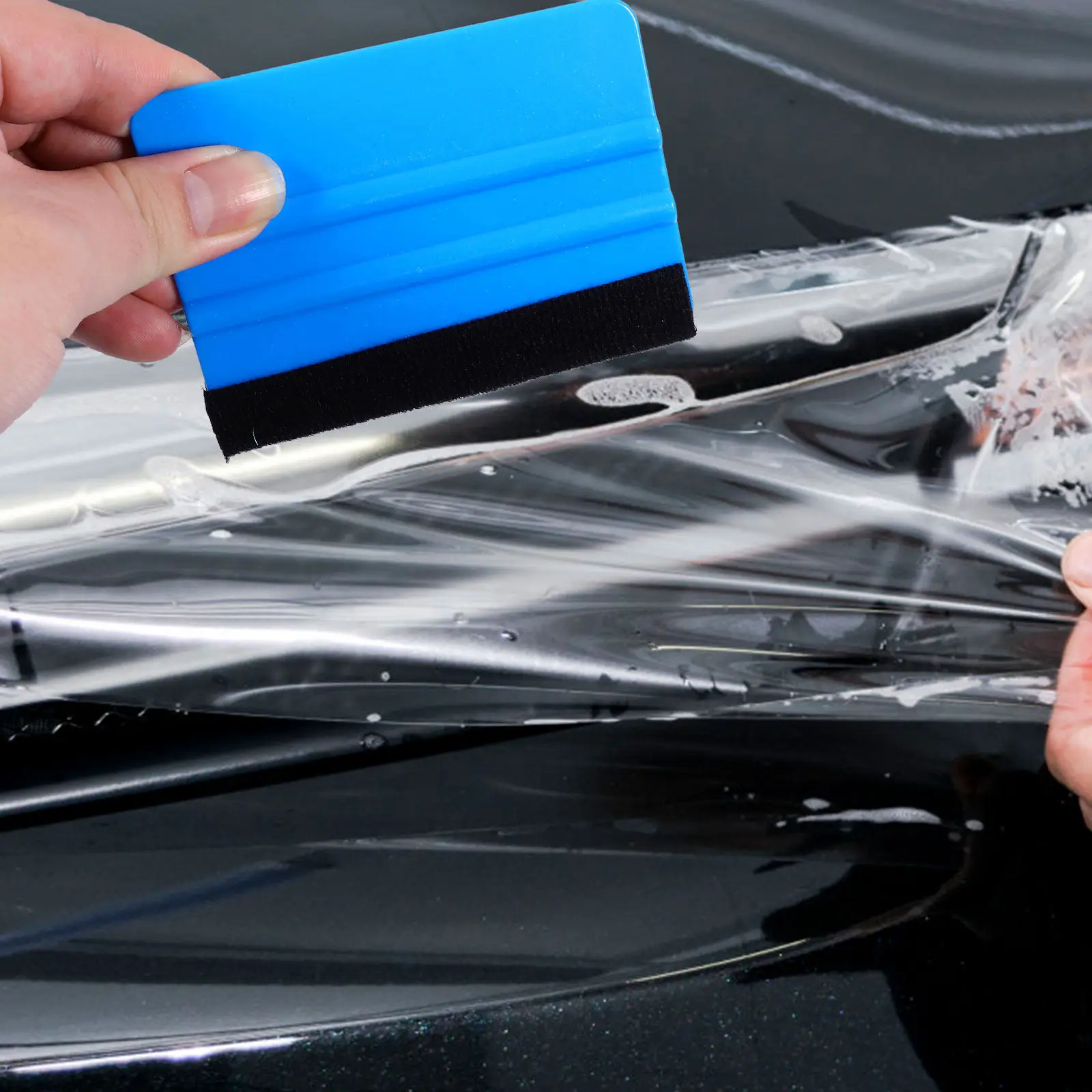 

Набор из 8 двусторонних термостойких легких скребков для нанесения виниловых наклеек, рукоделия, оклейки автомобилей, ракелей для автостайлинга