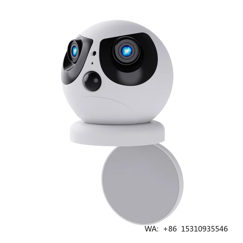 New Design 4MP Dual Lens 180° View Angle Wireless WiFi Video Battery Camera Smart Home Outdoor IP Security CCTV Camera
