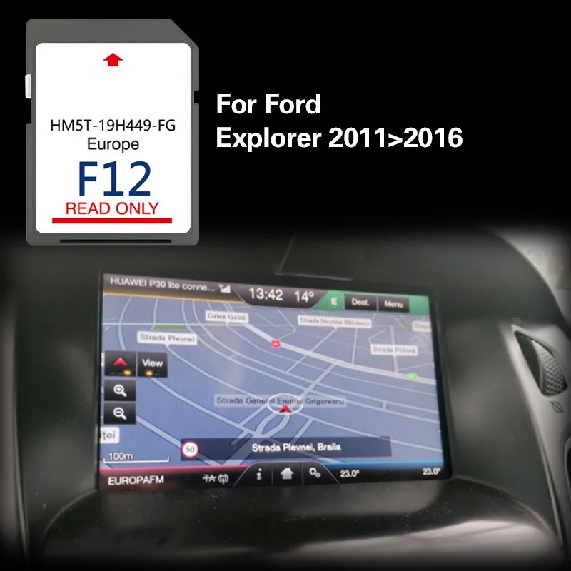

for Ford Explorer 2011-2016 Sync2 F12 SD GPS 64GB Germany France Poland Map Card