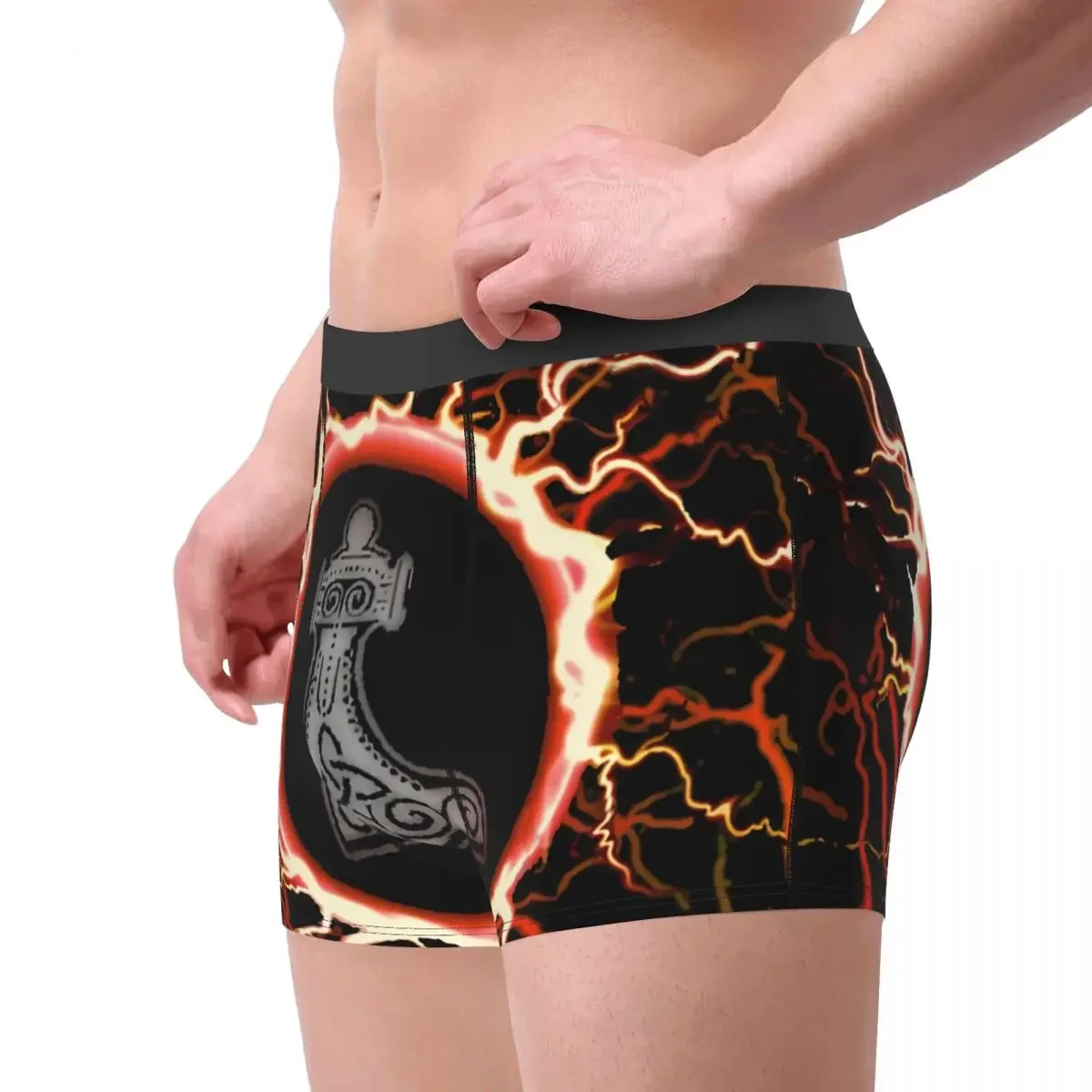 Thors Hammer Norse Mythology Vikings Underpants Homme Panties Male Underwear Ventilate Shorts Boxer Briefs