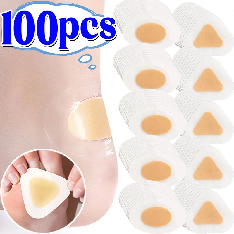 10/100pcs Silicone Gel Shoes Stickers Pain Relief Patch Liner High Heel Sticker Feet Care Adhesive Hydrocolloid Pads Cushions