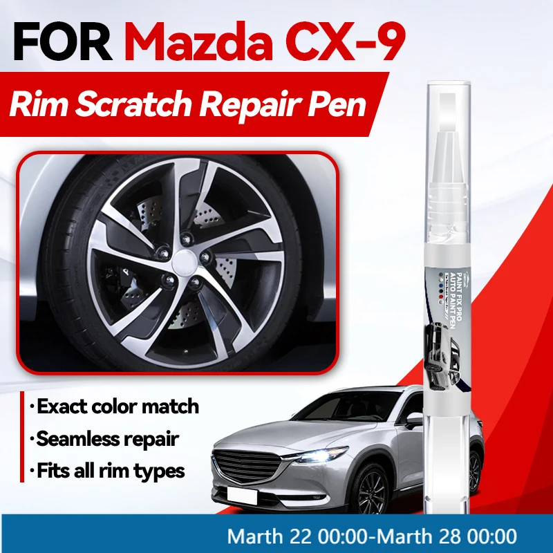 

Car Tool Paint Pen For 2006-2025 Mazda CX9 TB TC Paint Repair Pen Touch Up Scratch Remover DIY Auto Accessories Black White