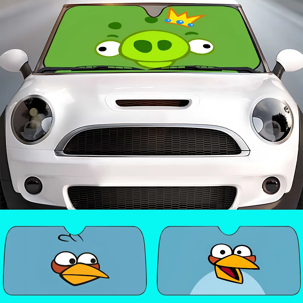

Cartoon Animation-Angry Birds10 Car SunShade Windshield Car Window Windscreen Cover Sun Shade Auto Visor Car Accessories
