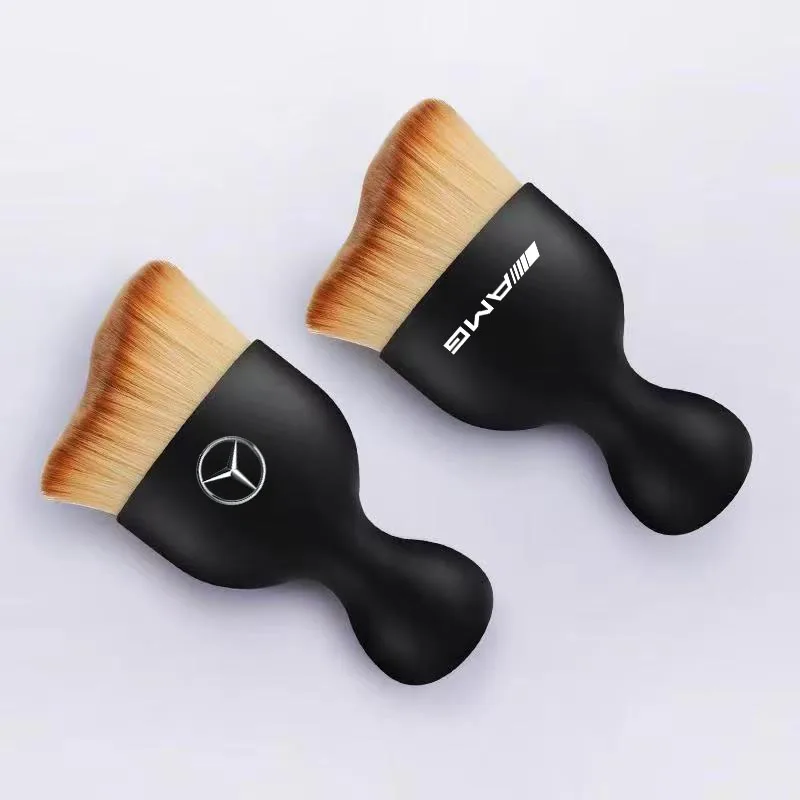 Car Air Vent Cleaning Soft Brush With Casing Clean Tool Dusting Crevice Brush Auto Interior For Mercedes Benz AMG W203 W220 W211