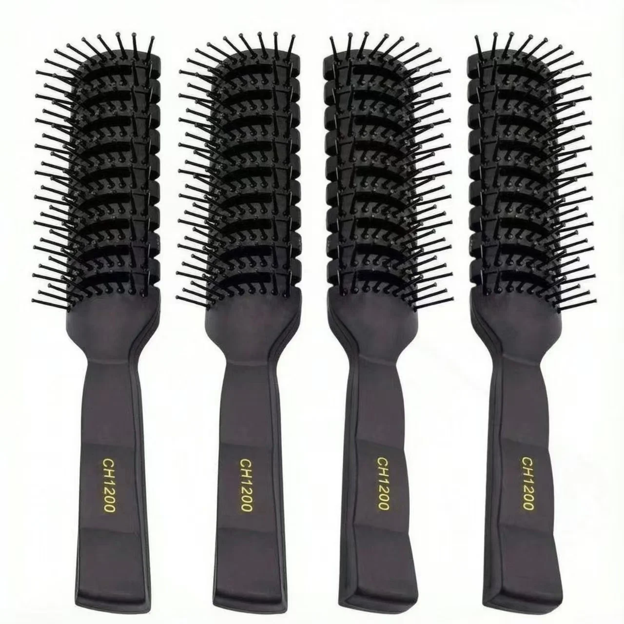 Plastic wide-tooth comb hair comb scalp massage plastic comb men's slick back curly hair comb hair care gift