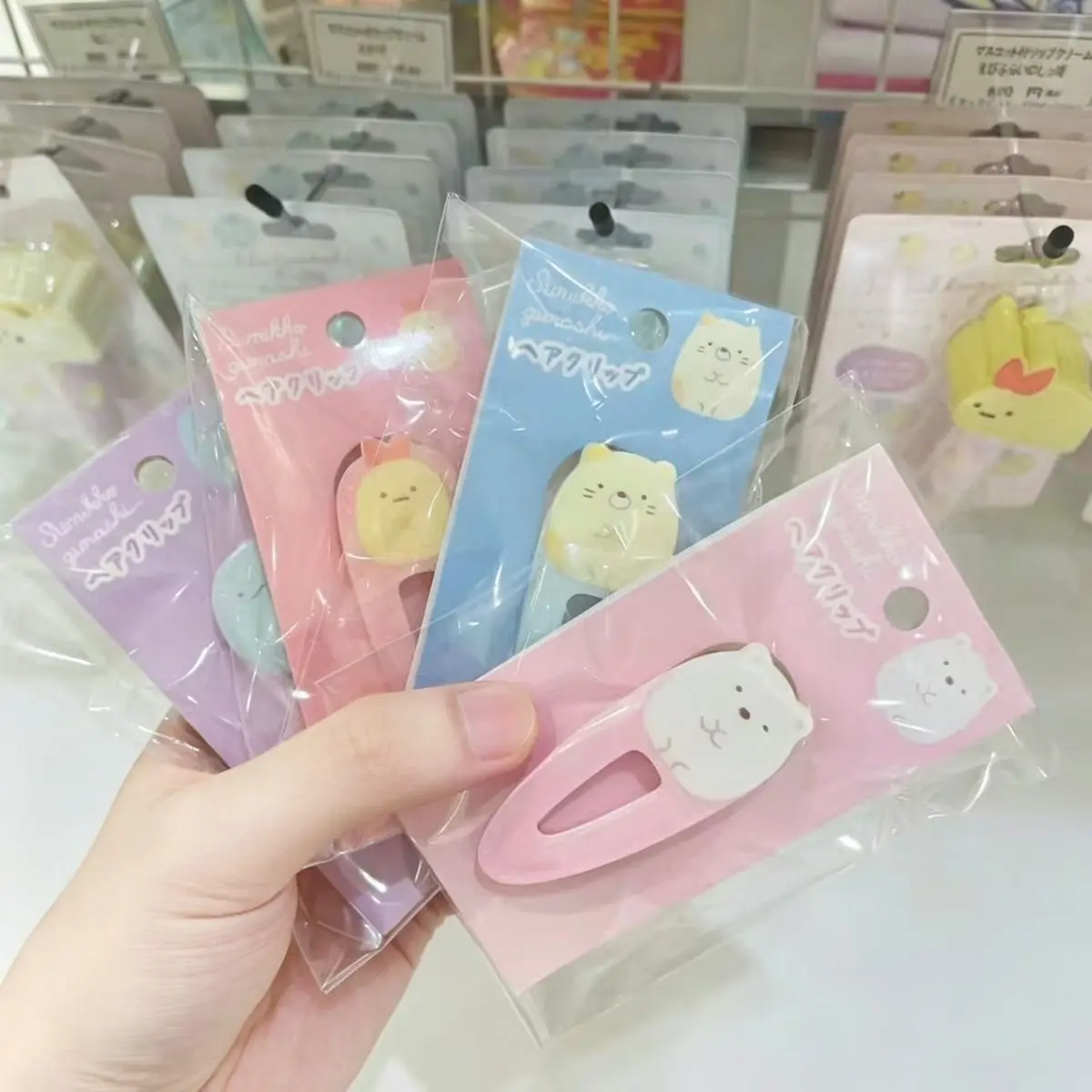 Kawaii Sumikko Gurashi Side Hair Clips Lovely Bang Barrettes Trendy Daily Headwear Matching Gift For Bestie Christmas Present view 2