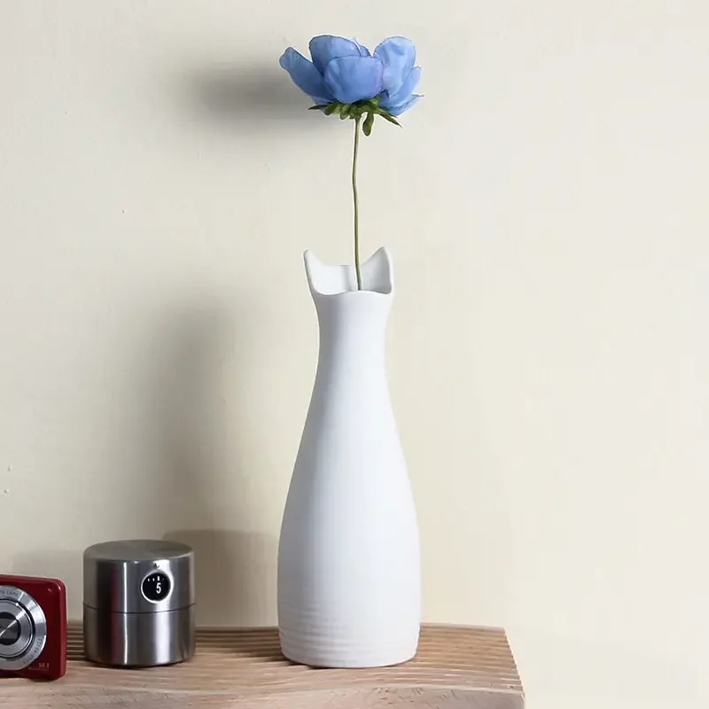 Modern Minimalist Cat Ear Ceramic Vase Flower Arrangement Vase Living Room Dining Office Desk Decoration Home Decoration