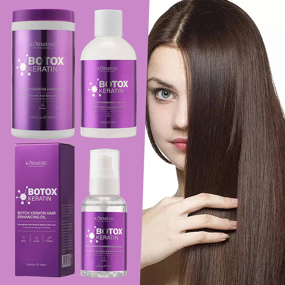 

Brazilian Keratins Hair Mask Smoothing Dry Hair Deep Nourishing Hair Care Oil Deep Repair Dry Damage Hair Conditioner Hair Care