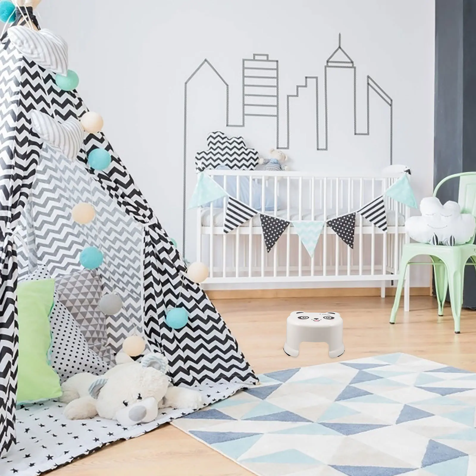 المضادة للانزلاق الاطفال البراز لطيف الكرتون سميكة الحمام خطوة للأطفال الصغار دش صغير قعادة التدريب البراز أثاث أطفال